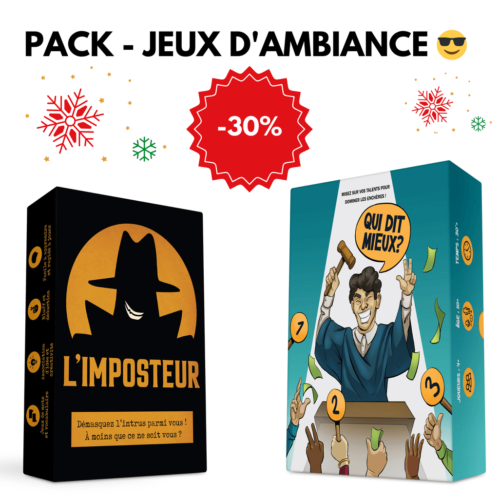 Pack - Jeux d'Ambiance 😎 - Oh Happy Games