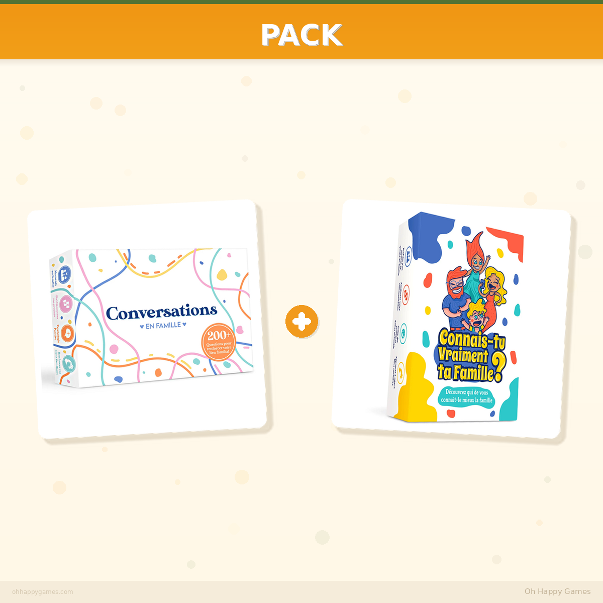 Pack Famille - Conversations en Famille + Connais-tu ta Famille