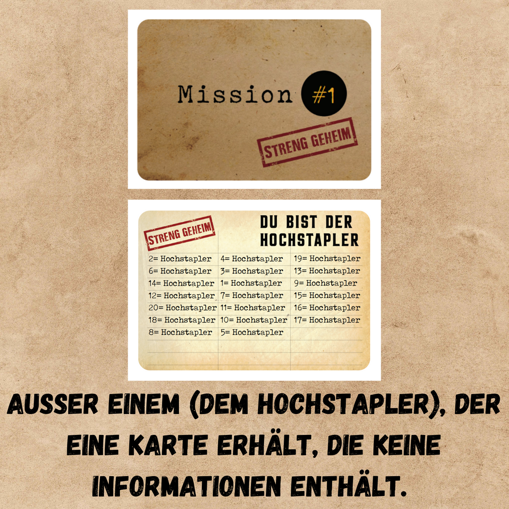 Karta der hochstapler