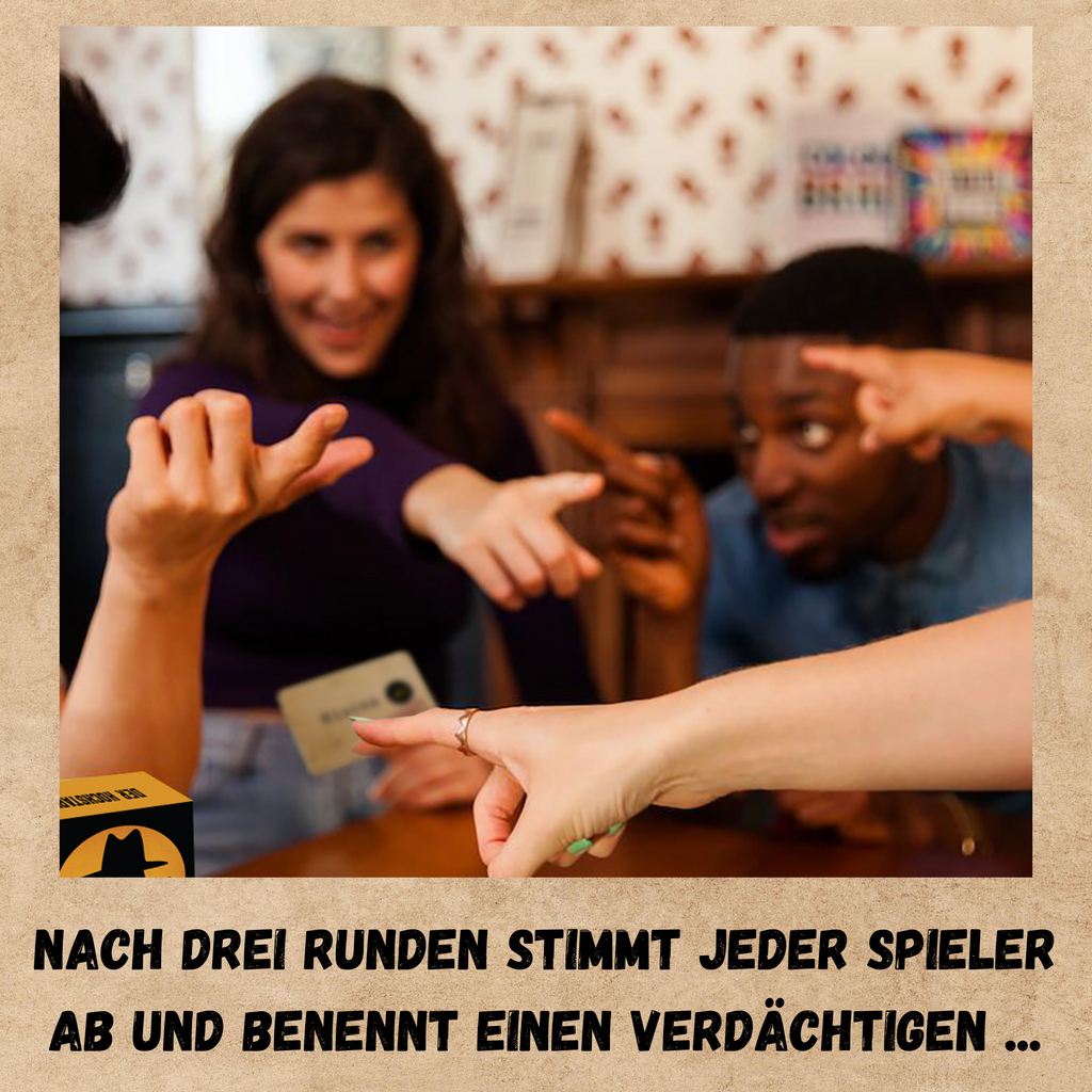 Freunde spielen der Hochstapler