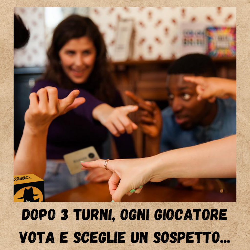 Amici che giocano l'impostore