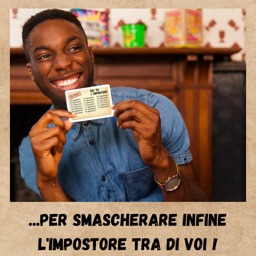 Amici che giocano l'impostore