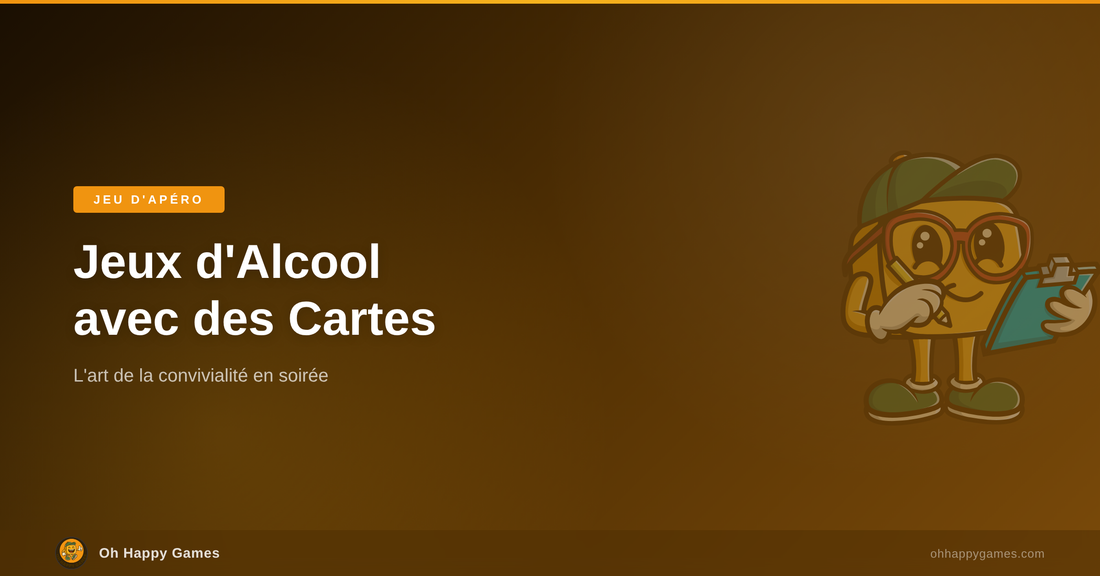 Jeux d'Alcool avec des Cartes - Oh Happy Games