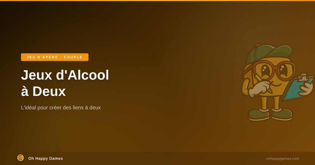 Jeux d'Alcool à Deux - Oh Happy Games