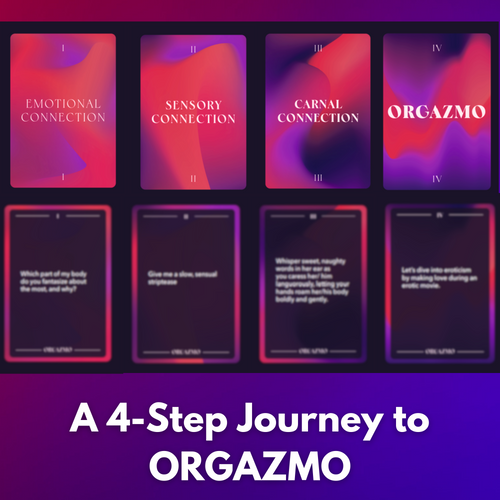 Orgazmo – The Ultimate Couples Card Game for Deep Emotional and Sensual Connection - Spice Up Your Intimate Life - Couple gifts, Gifts for boyfriend or girlfriend, Anniversary gifts, Date Night ideas details