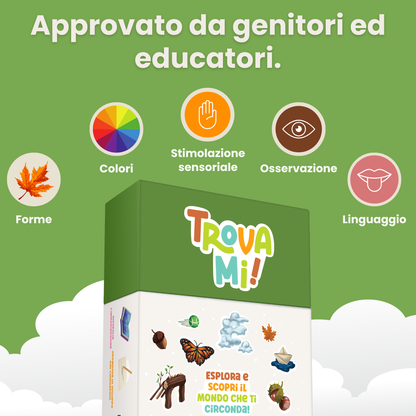 Trova-Mi! All'Aria Aperta - Gioco educativo Montessori per esplorare la natura
