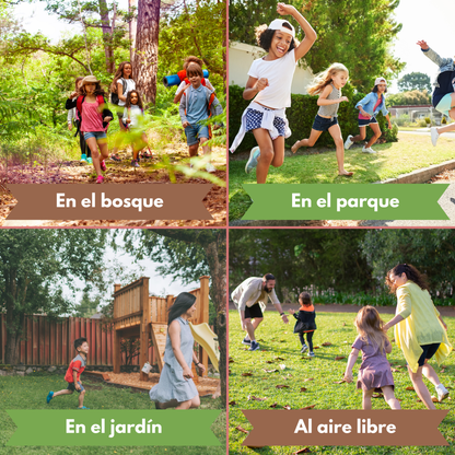 ¡Encuéntrame! Aire Libre – Juego educativo Montessori para niños de 2 a 6 años