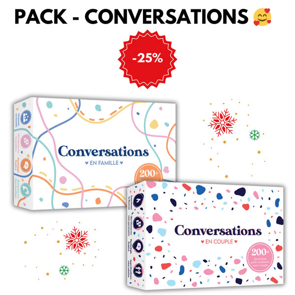  Pack - Oh Happy Games - Jeux de Conversations 💬🩵