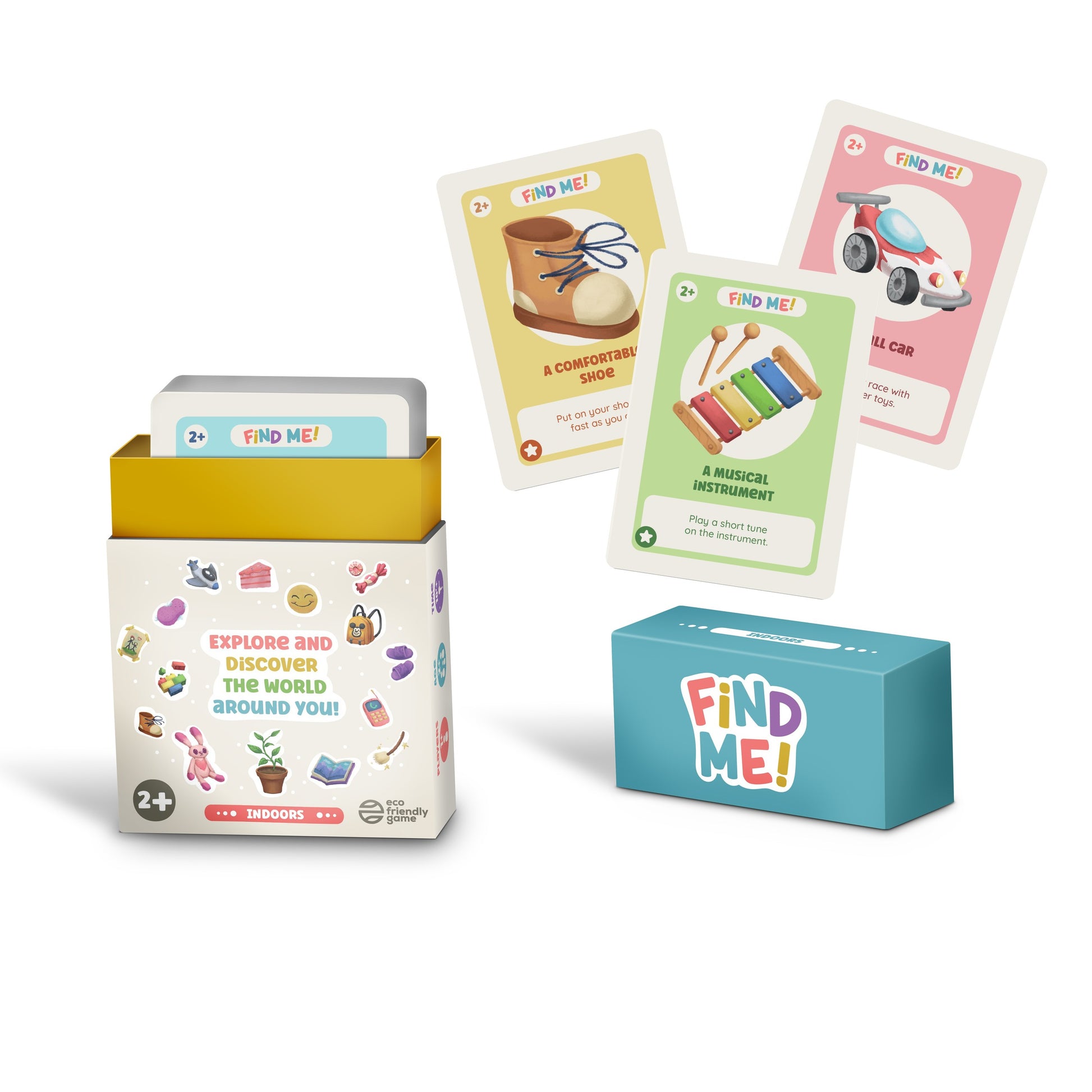 Find Me Indoors EN opened box contents