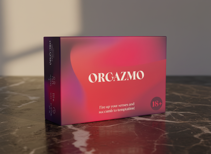 Orgazmo – The Ultimate Couples Card Game for Deep Emotional and Sensual Connection - Spice Up Your Intimate Life - Couple gifts, Gifts for boyfriend or girlfriend, Anniversary gifts, Date Night ideas — contenu de la boîte