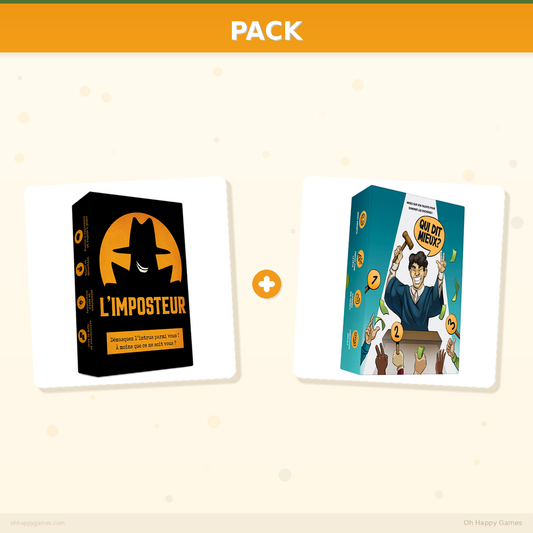 Pack Ambiance - L'Imposteur + Qui dit Mieux