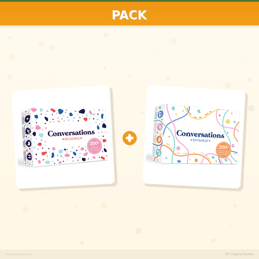 Pack Conversations - Conversations en Couple + Conversations en Famille