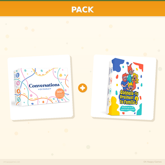 Pack Famille - Conversations en Famille + Connais-tu ta Famille