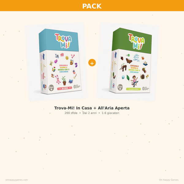 Pack Trova-Mi Completo – In Casa + All'Aria Aperta