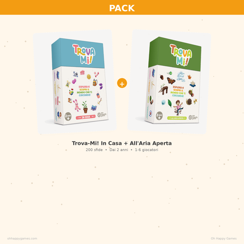 Pack Trova-Mi Completo – In Casa + All'Aria Aperta