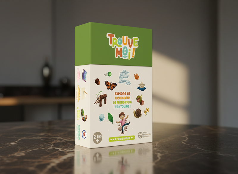 Trouve-Moi ! – Le jeu éducatif en plein air — contenu de la boîte
