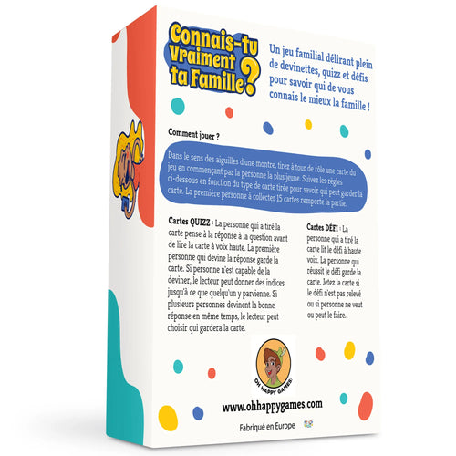 Connais-tu Vraiment ta Famille ? – Le quiz familial details